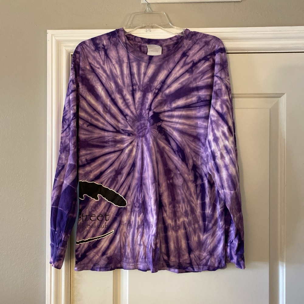 Gildan Purple Tie-Dye Shirt
